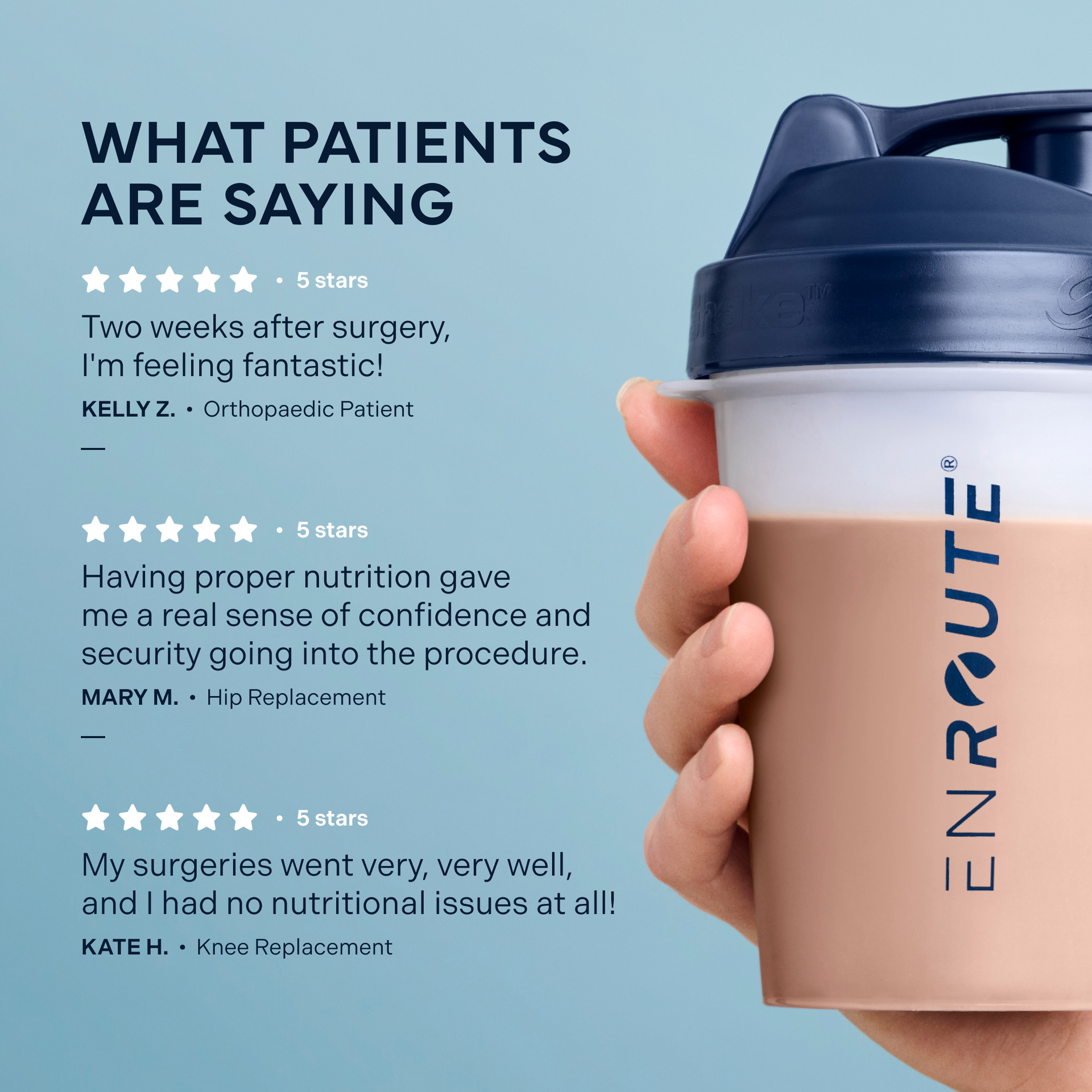 What patients are saying: Testimonials